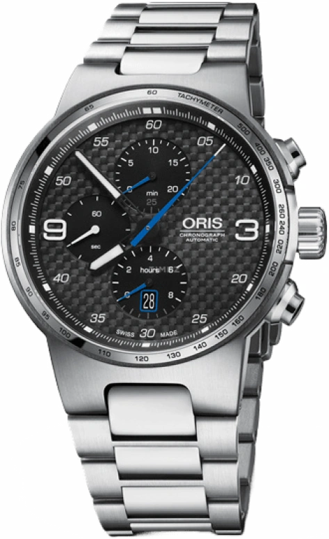 Oris,Williams 44mm,44mm,Stainless Steel,Black,Automatic,Chronograph,Date,Anti-magnetic,01 774 7717 4164,01 774 7717 4164-07 8 24 50