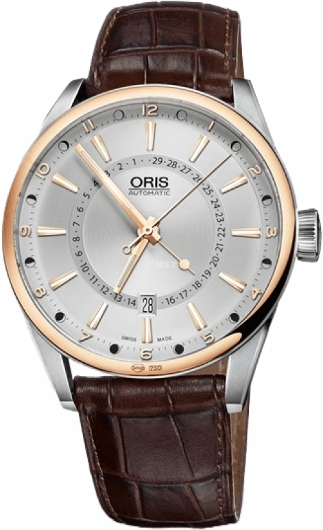 Oris,Artix 42mm,42mm,Bi-color,Silver,Automatic,Moonphase,Date,01 761 7691 6331,01 761 7691 6331-07 5 21 80FC
