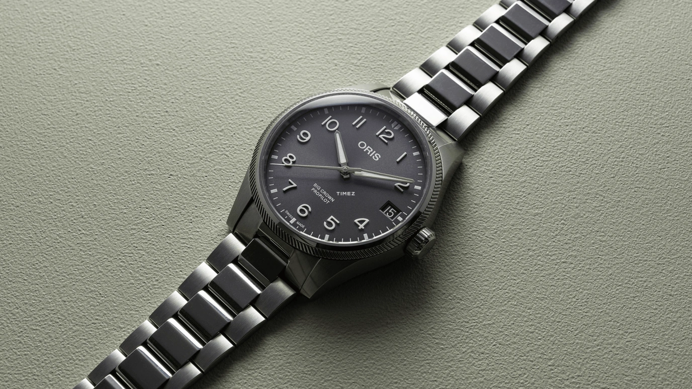 Oris,Aviation 41mm,41mm,Stainless Steel,Grey,Automatic,Day,38hours,01 751 7761 4063,01 751 7761 4063-07 6 20 07LC