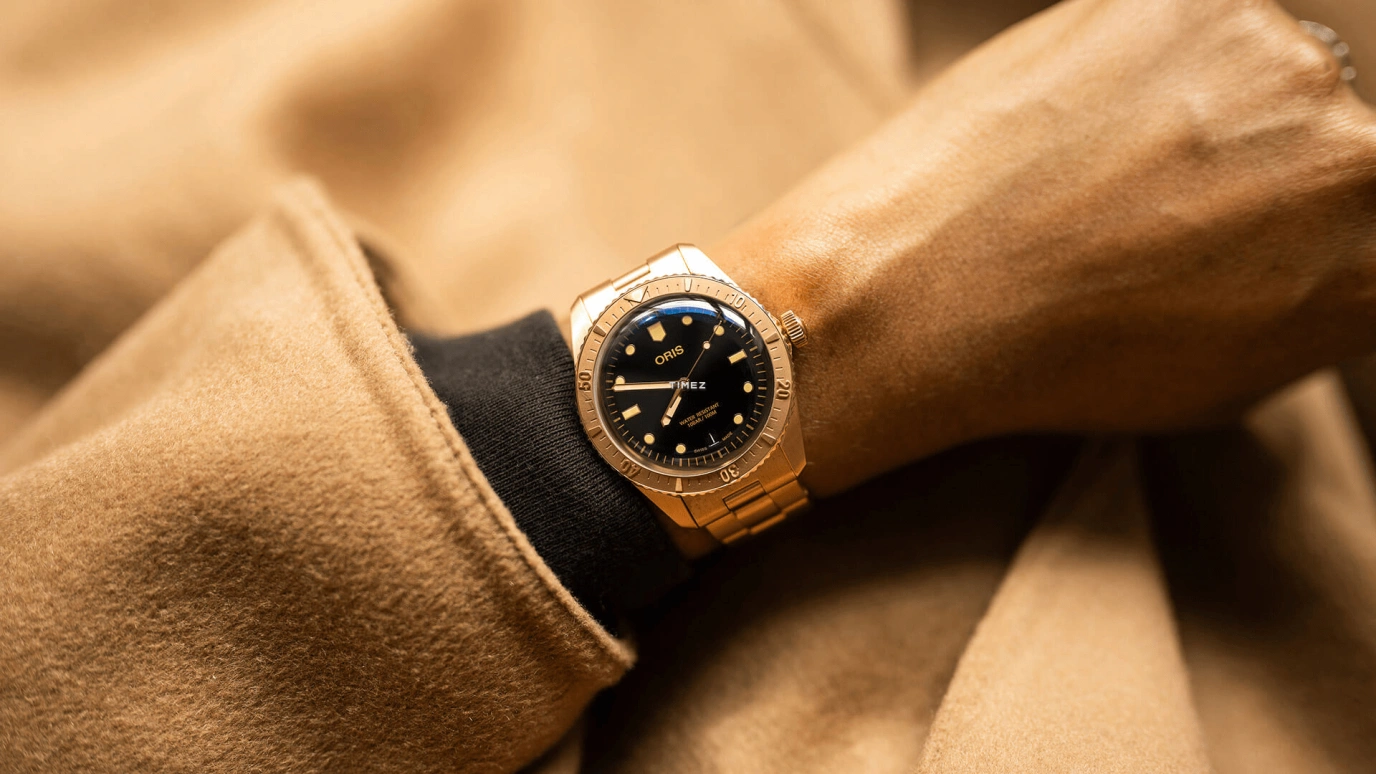 Oris,Divers 65 38mm,38mm,Bronze,Black,Automatic,Day,41hours,01 733 7771 3154,01 733 7771 3154-07 8 19 15