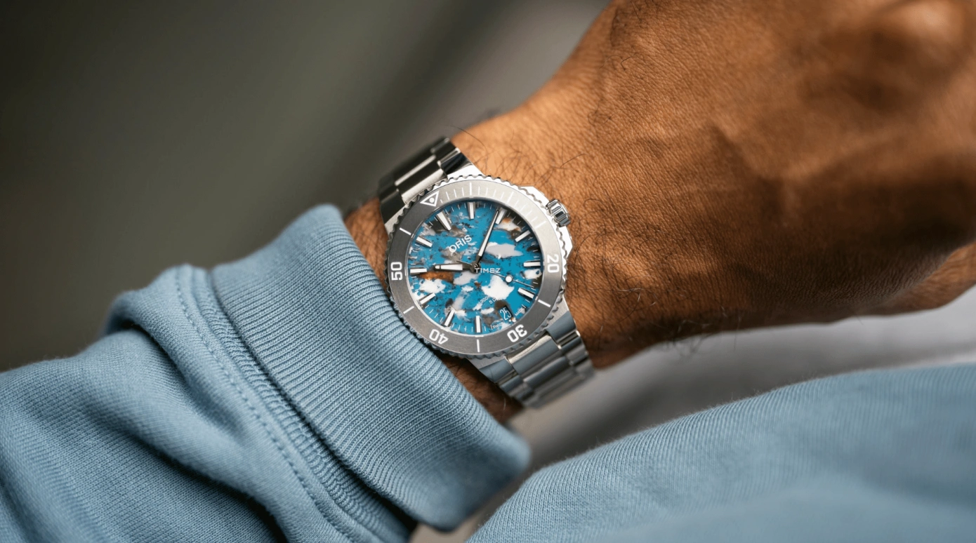 Oris,Aquis 43.50mm,43.50mm,Stainless Steel,Multi-Color,Automatic,Day,120hours,01 400 7790 4150,01 400 7790 4150-07 8 23 02PEB