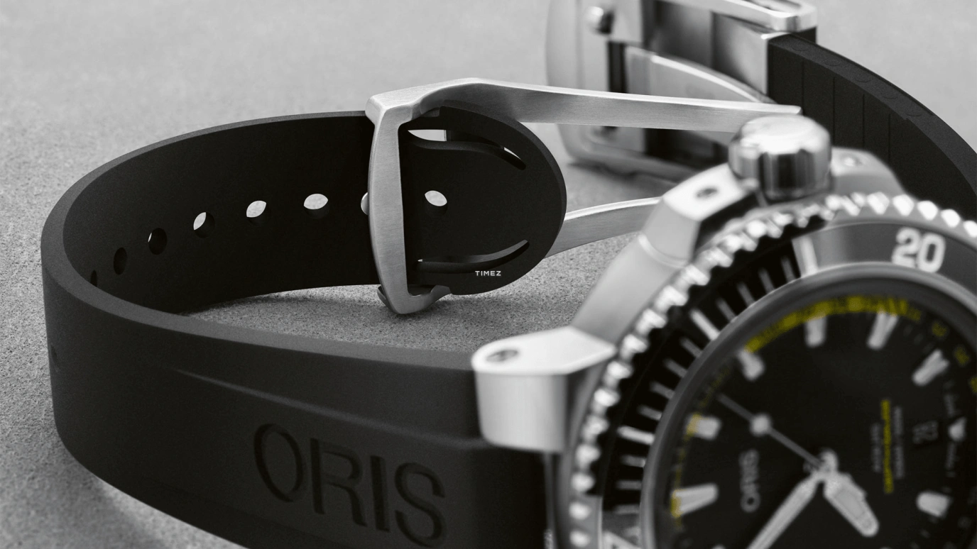 Oris,Aquis 45.80mm,45.80mm,Stainless Steel,Black,Automatic,Day,Sapphire,Crystal Glass,01 733 7755 4154,01 733 7755 4154-Set RS