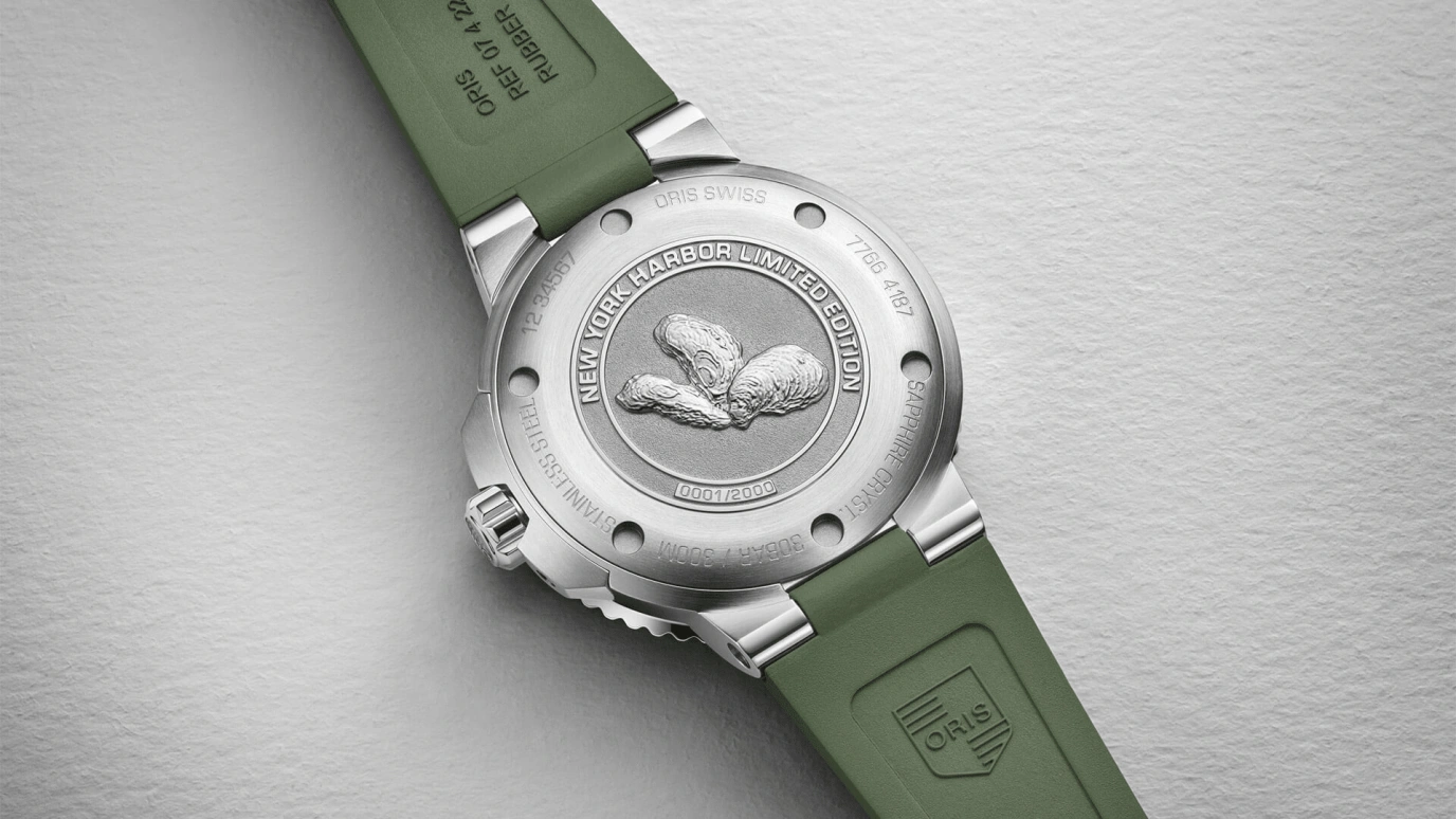 Oris,Other 41.50mm,41.50mm,Stainless Steel,Green,Automatic,Day,Sapphire,Crystal Glass,01 733 7766 4187,01 733 7766 4187-Set