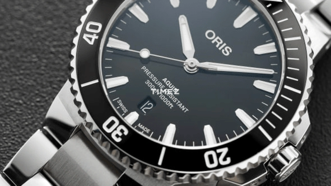 Oris,Aquis 41.50mm,41.50mm,Stainless Steel,Black,Automatic,Day,41hours,01 733 7787 4154,01 733 7787 4154-07 8 22 04PEB