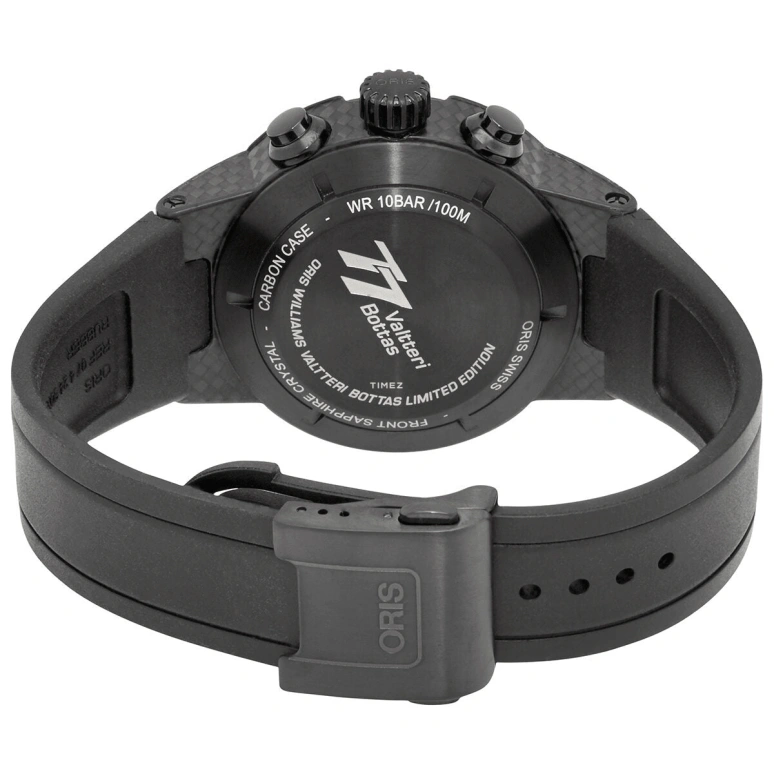 Oris,Williams 44mm,44mm,Titanium,Carbon,Black,Automatic,Chronograph,Day,01 674 7725 8784,01 674 7725 8784-SET 42454FCTB