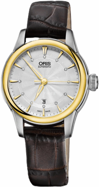 Oris,Artelier 31mm,31mm,Stainless Steel,White,Automatic,Date,38hours,01 561 7687 4351,01 561 7687 4351-07 5 14 70FC