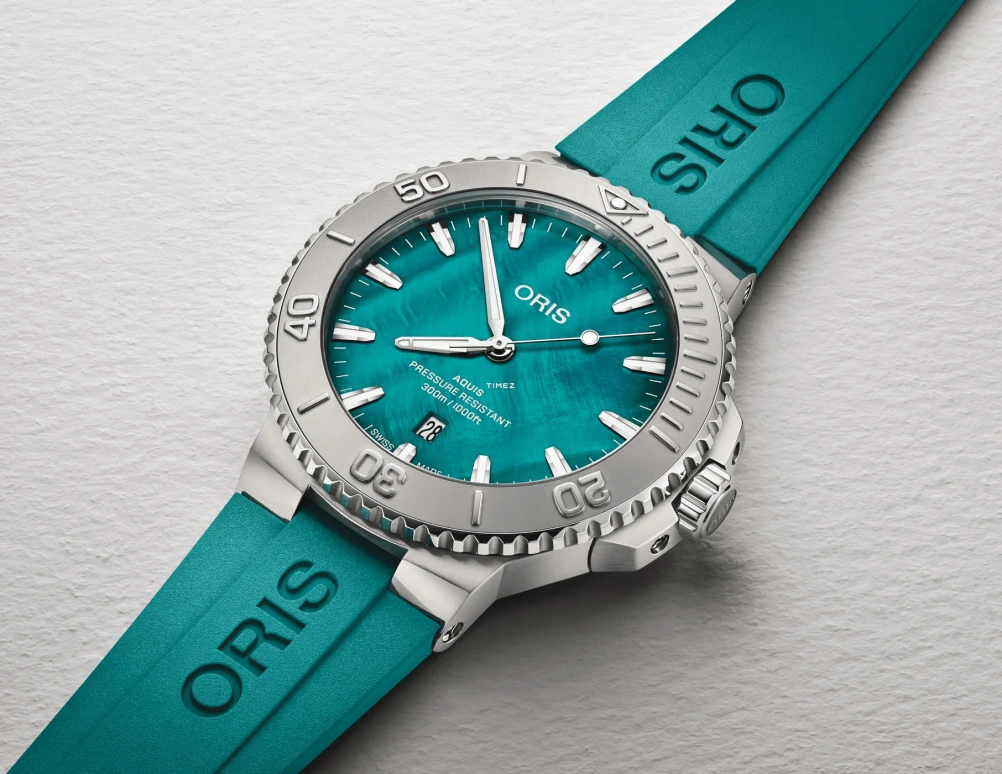 Oris,Aquis 43.50mm,43.50mm,Stainless Steel,Green,Automatic,Day,41hours,01 733 7789 4187,01 733 7789 4187-Set