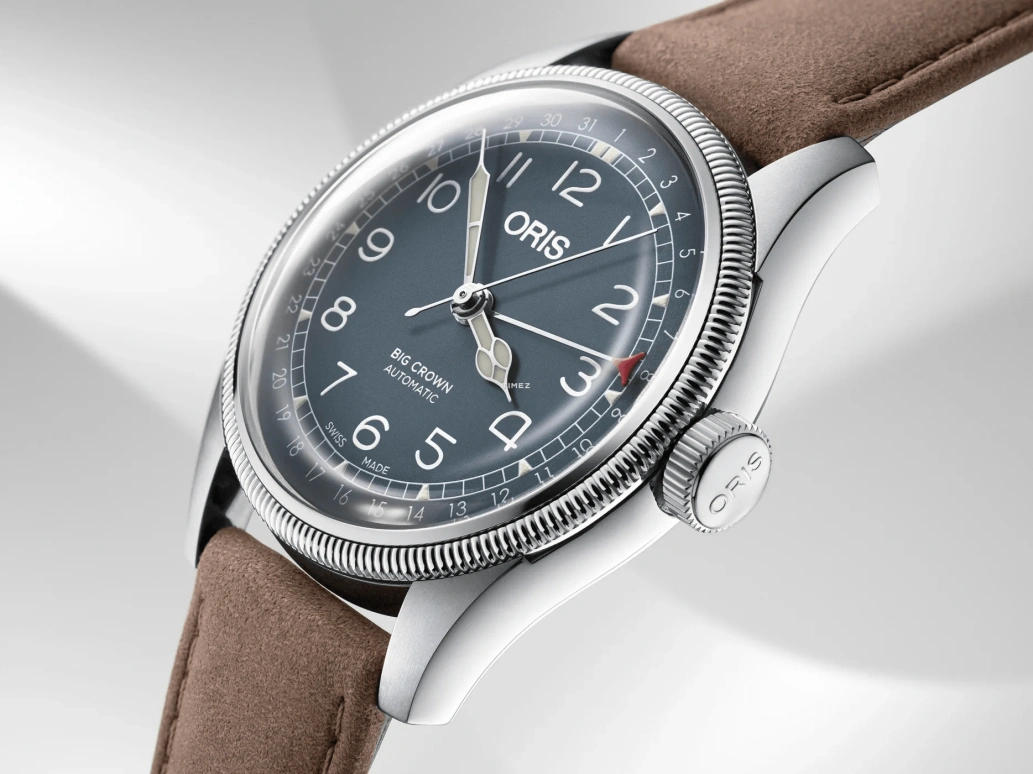 Oris,Big Crown 42mm,42mm,Stainless Steel,Blue,Automatic,Day,41hours,01 754 7785 4065,01 754 7785 4065-07 6 20 10