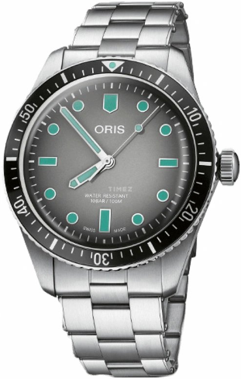 Oris,Divers 65 40mm,40mm,Stainless Steel,Grey,Automatic,Day,38hours,01 733 7707 4053,01 733 7707 4053-07 8 20 18