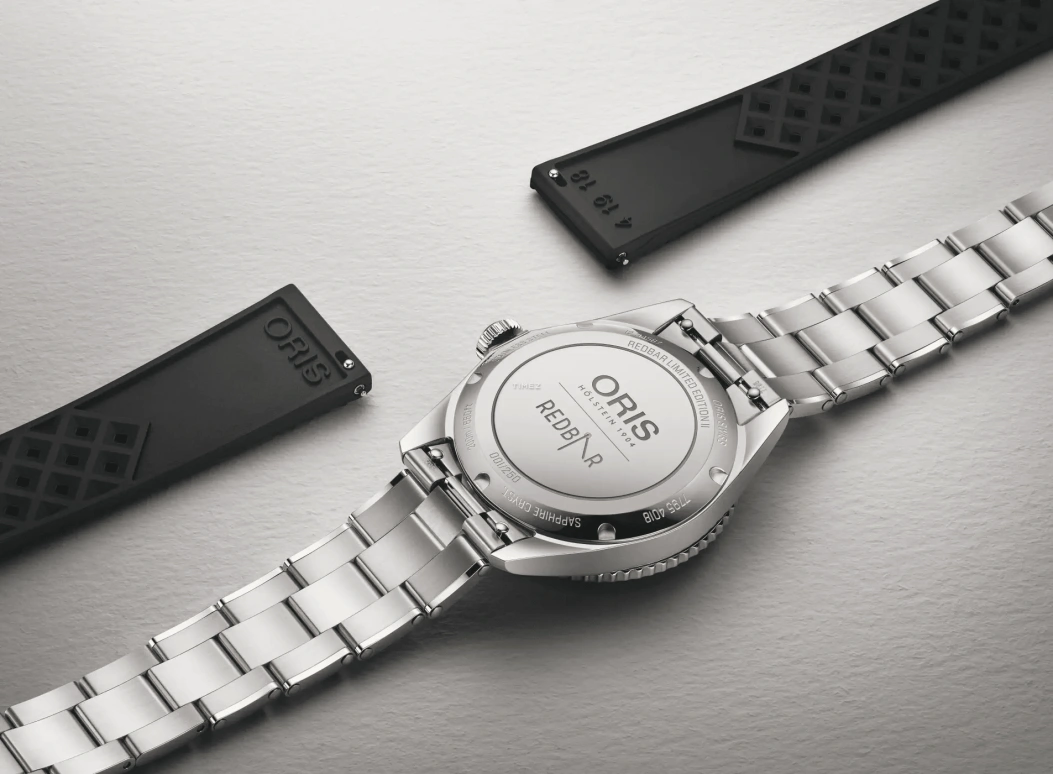 Oris,Divers 39mm,39mm,Stainless Steel,Ceramic,Red,Gradient,Automatic,41hours,In-house Caliber,01,01-733-7795-4018-Set