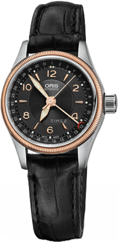 Oris,Big Crown 29mm,29mm,Stainless Steel,Black,Automatic,Date,38hours,01 594 7680 4334,01 594 7680 4334-07 5 14 76FC