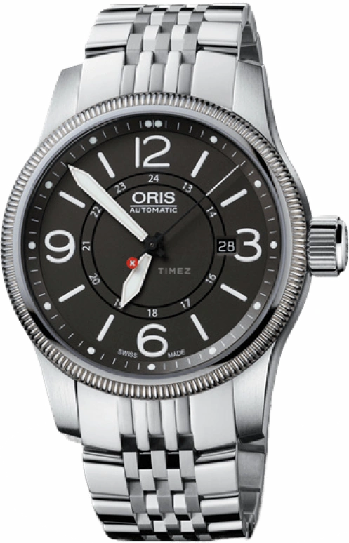Oris,Big Crown 44mm,44mm,Stainless Steel,Black,Automatic,Date,38hours,01 733 7629 4063,01 733 7629 4063-SET MB