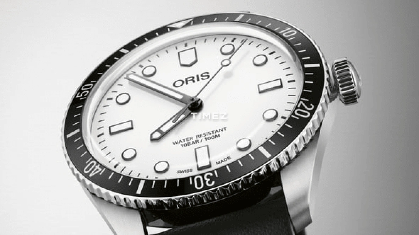 Oris,Divers 40mm,40mm,Stainless Steel,White,Automatic,38hours,In-house Caliber,01 733 7707 4051 OSC,01 733 7707 4051 OSC-ATL-Set