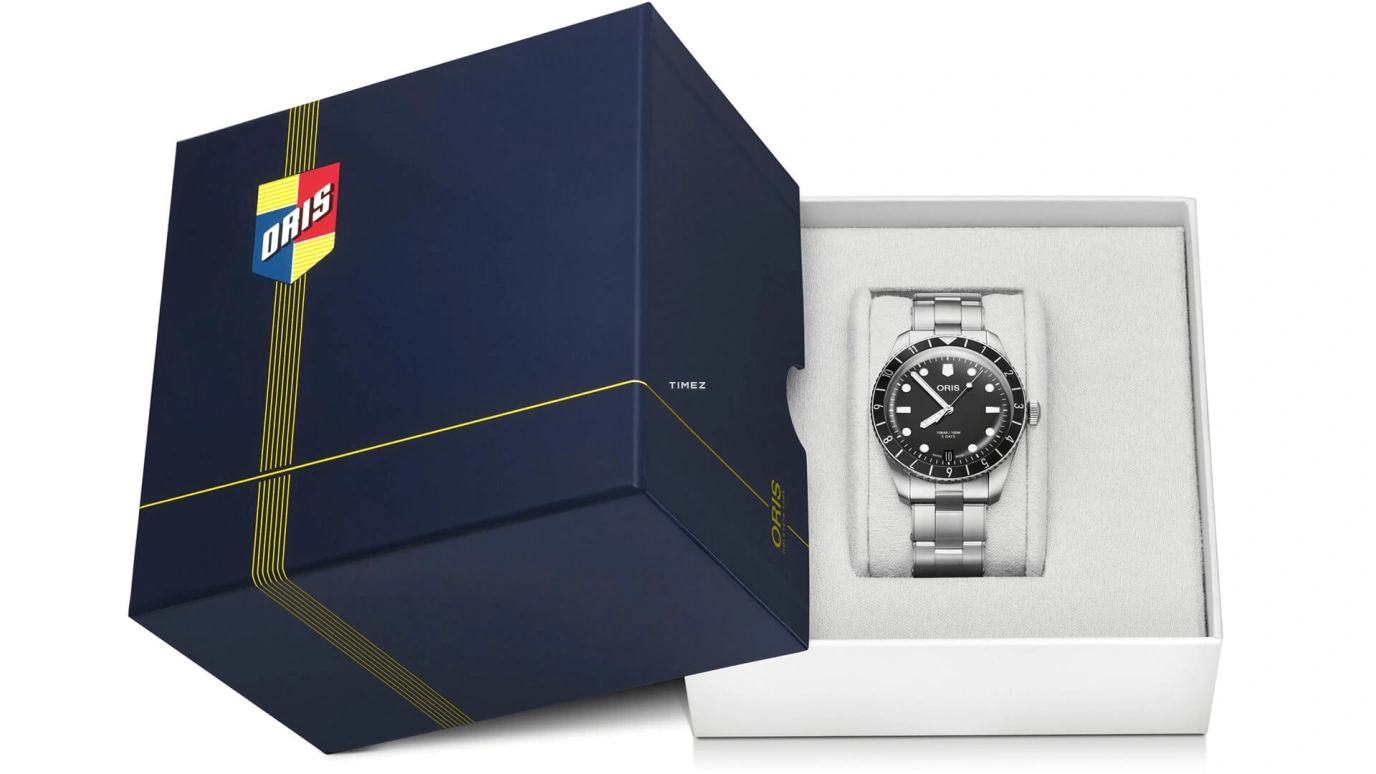 Oris,Divers 40mm,40mm,Stainless Steel,Black,Automatic,Day,Sapphire,Crystal Glass,01 400 7772 4054,01 400 7772 4054-07 8 20 18