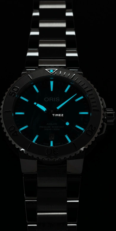 Oris,Aquis 43.50mm,43.50mm,Stainless Steel,Green,Automatic,Day,41hours,01 733 7730 4137,01 733 7730 4137-07 8 24 05PEB