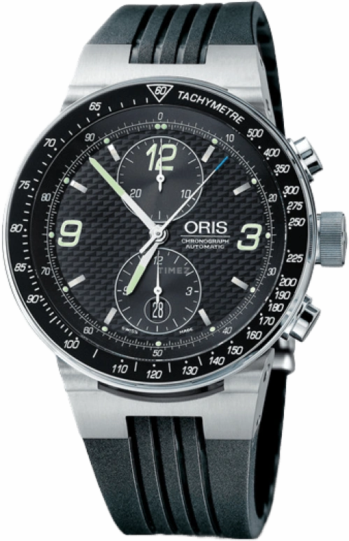 Oris,Williams 45mm,45mm,Stainless Steel,Black,Automatic,Chronograph,Date,01 673 7563 4184,01 673 7563 4184-07 4 27 01