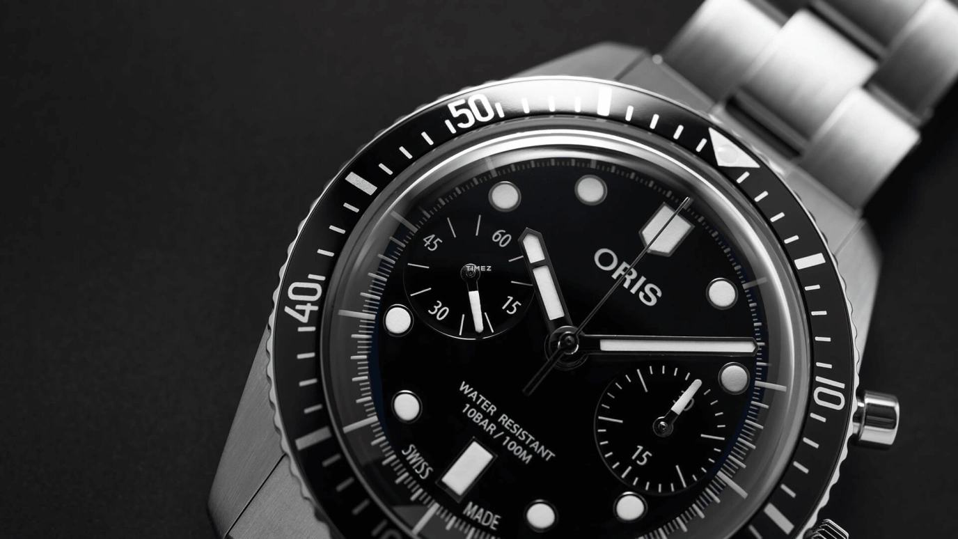 Oris,Divers 65 40mm,40mm,Stainless Steel,Black,Automatic,Chronograph,Sapphire,Crystal Glass,01 771 7791 4054,01 771 7791 4054-07 8 20 18