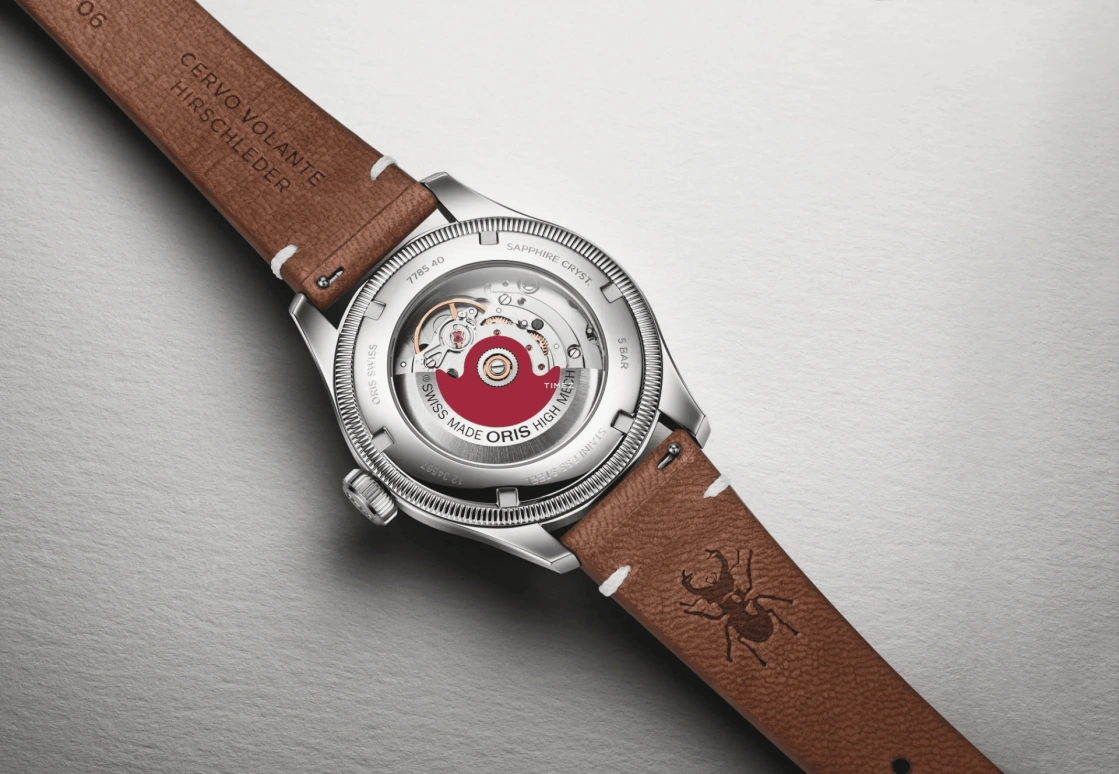 Oris,Big Crown 40mm,40mm,Stainless Steel,Orange,Automatic,Day,41hours,01 754 7785 4068,01 754 7785 4068-Set