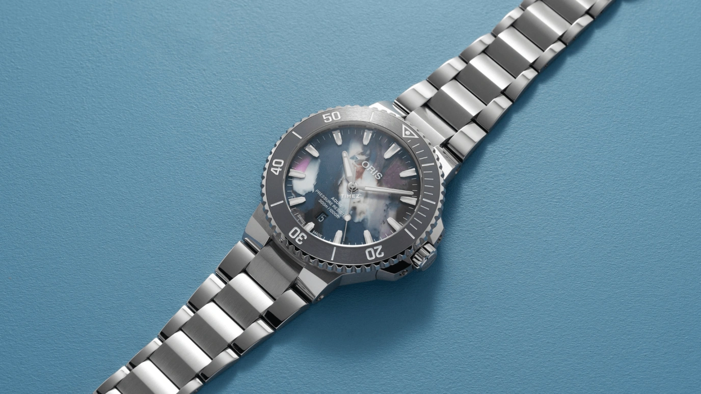 Oris,Aquis 43.50mm,43.50mm,Stainless Steel,Multi-Color,Automatic,Day,41hours,01 733 7789 4150,01 733 7789 4150-07 8 23 04PEB