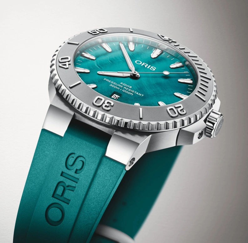 Oris,Aquis 43.50mm,43.50mm,Stainless Steel,Green,Automatic,Day,41hours,01 733 7789 4187,01 733 7789 4187-Set