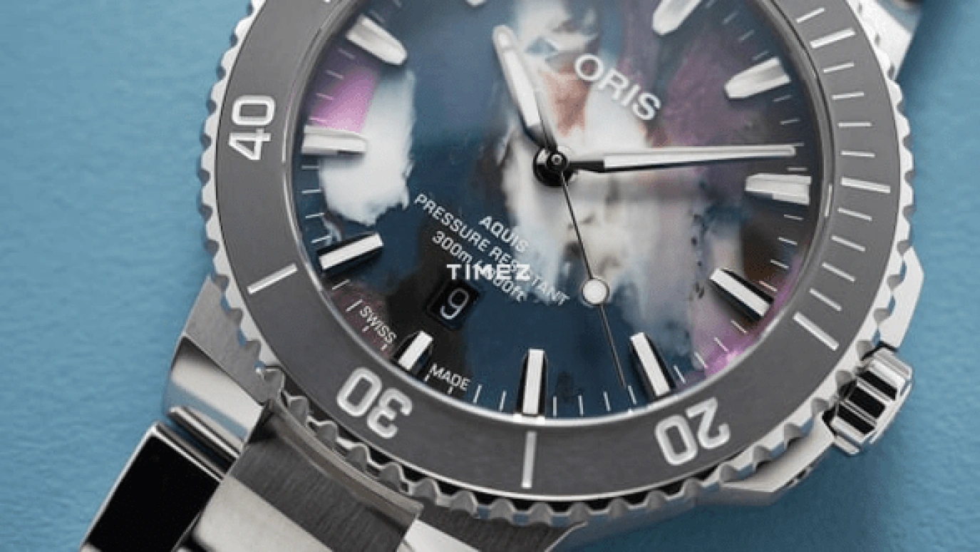 Oris,Aquis 43.50mm,43.50mm,Stainless Steel,Multi-Color,Automatic,Day,41hours,01 733 7789 4150,01 733 7789 4150-07 8 23 04PEB