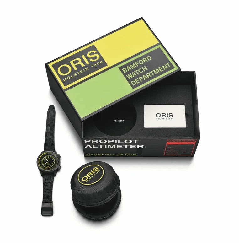 Oris,ProPilot 47mm,47mm,Titanium Carbide,Black,Automatic,Chronograph,Day,01 793 7775 8724,01 793 7775 8724-Set