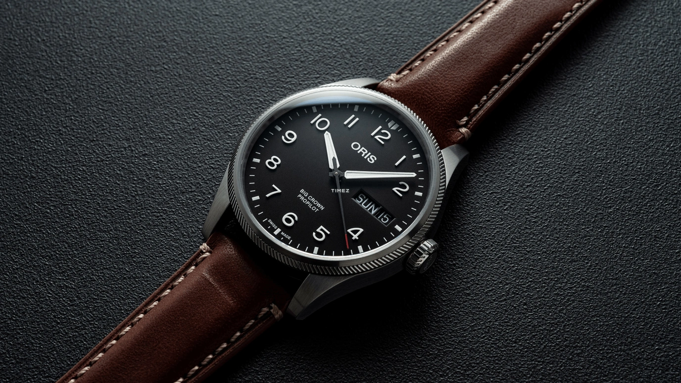 Oris,ProPilot 44mm,44mm,Stainless Steel,Black,Automatic,Date,Day,01 752 7760 4164,01 752 7760 4164-07 8 22 08