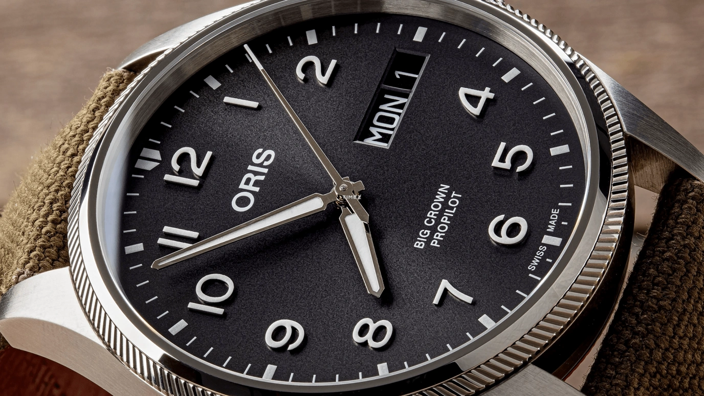 Oris,ProPilot 44mm,44mm,Stainless Steel,Grey,Automatic,Date,Day,01 752 7760 4063,01 752 7760 4063-07 5 22 07LC