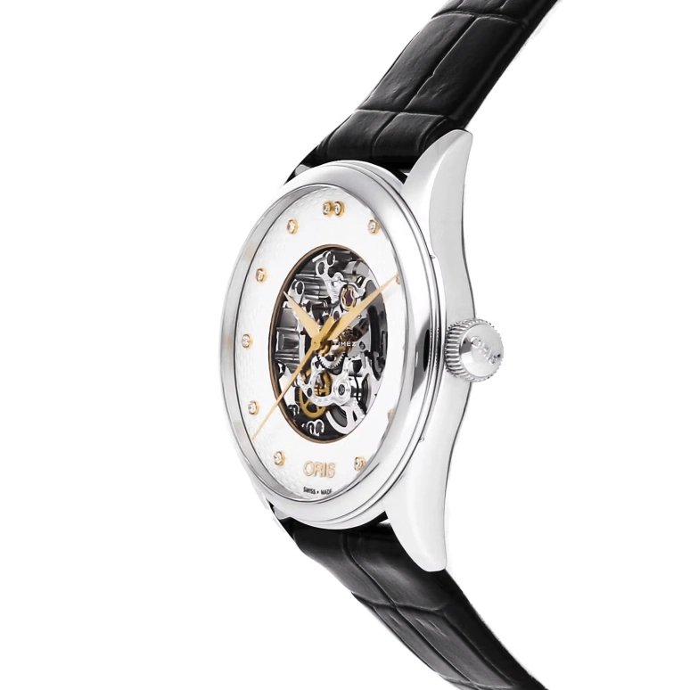 Oris,Artelier 33mm,33mm,Stainless Steel,Silver,Automatic,38hours,In-house Caliber,01 560 7724 4031,01 560 7724 4031-07 5 17 64FC