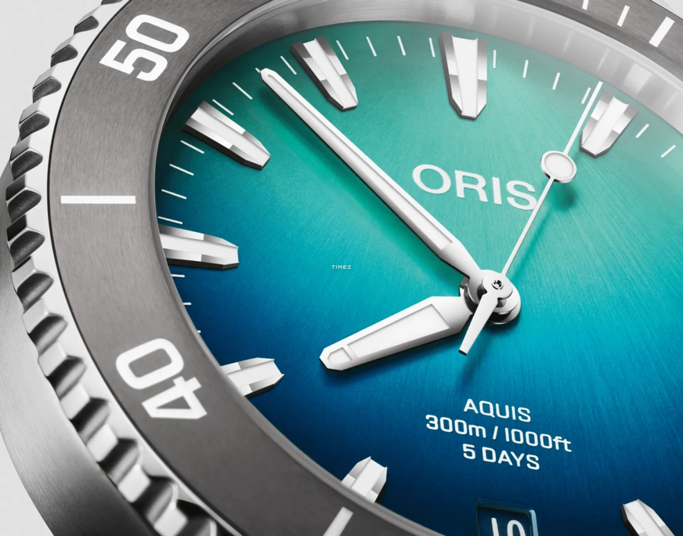 Oris,Aquis 43.50mm,43.50mm,Stainless Steel,Blue,Automatic,Day,Anti-magnetic,01 400 7790 4185,01 400 7790 4185-Set