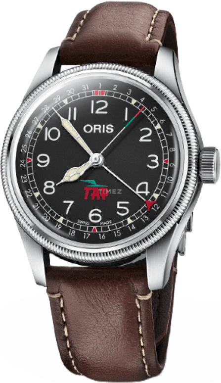 Oris,Big Crown 40mm,40mm,Stainless Steel,Black,Automatic,Day,38hours,01 754 7741 4094,01 754 7741 4094-07 5 20 78FC