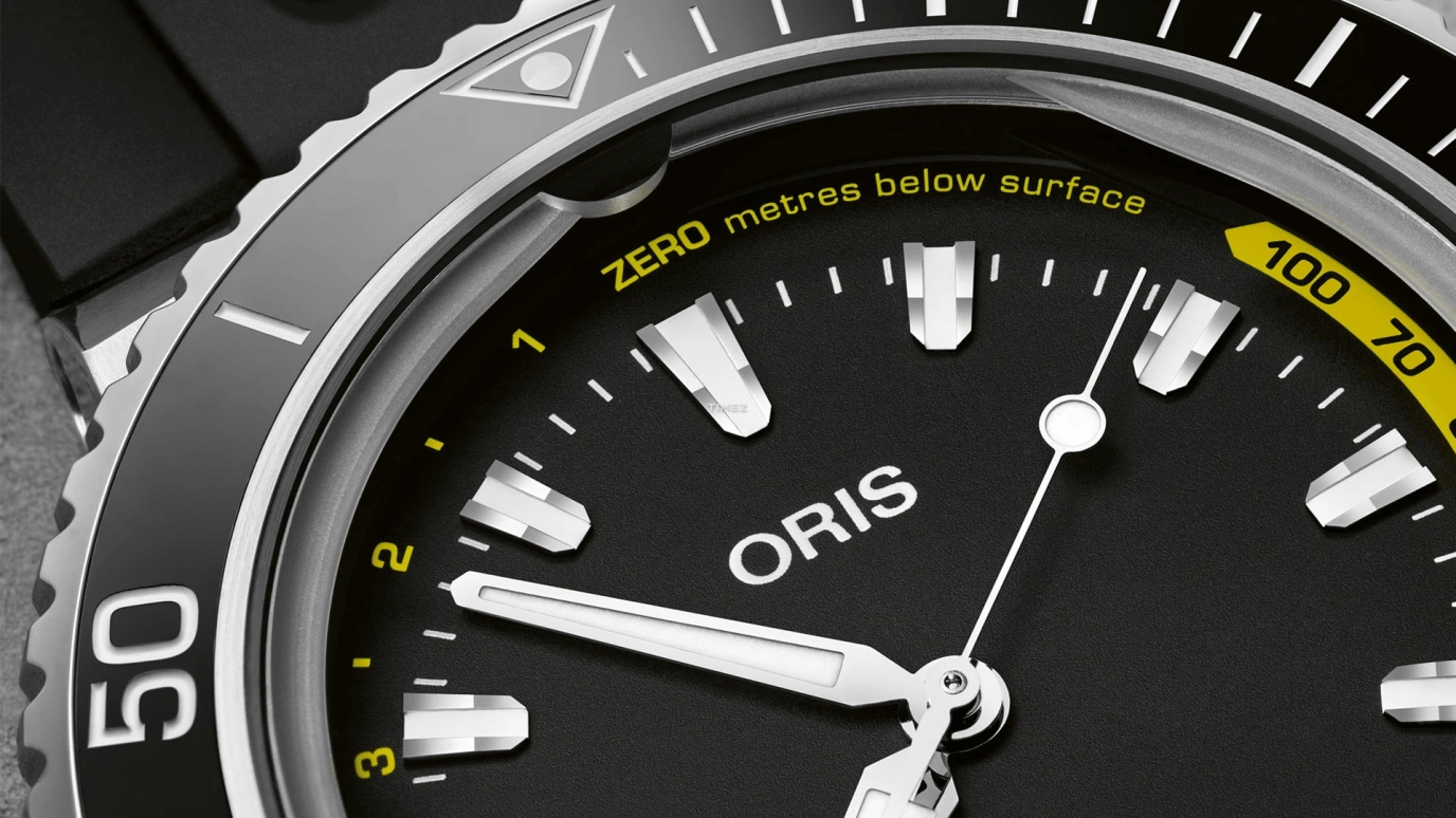 Oris,Aquis 45.80mm,45.80mm,Stainless Steel,Black,Automatic,Day,Sapphire,Crystal Glass,01 733 7755 4154,01 733 7755 4154-Set RS