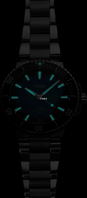 Oris,Aquis 43.50mm,43.50mm,Stainless Steel,Blue,Automatic,Day,120hours,01 400 7790 4135,01 400 7790 4135-07 8 23 02PEB