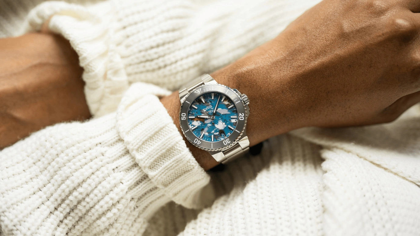 Oris,Aquis 43.50mm,43.50mm,Stainless Steel,Multi-Color,Automatic,Day,120hours,01 400 7790 4150,01 400 7790 4150-07 8 23 02PEB