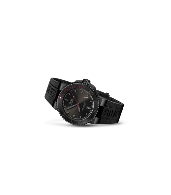 Oris,Aquis 43mm,43mm,Stainless Steel,Black,Automatic,Day,38hours,01 733 7653 4783,01 733 7653 4783-SET RS