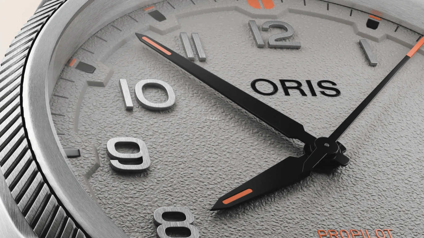 Oris,ProPilot 41mm,41mm,Stainless Steel,Grey,Automatic,Day,41hours,01 733 7805 4163,01 733 7805 4163-07 6 20 15LC