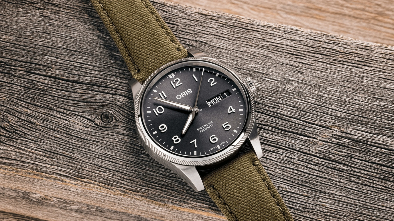 Oris,ProPilot 44mm,44mm,Stainless Steel,Grey,Automatic,Date,Day,01 752 7760 4063,01 752 7760 4063-07 5 22 07LC