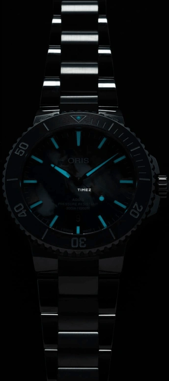 Oris,Aquis 43.50mm,43.50mm,Stainless Steel,Multi-Color,Automatic,Day,41hours,01 733 7789 4150,01 733 7789 4150-07 8 23 04PEB