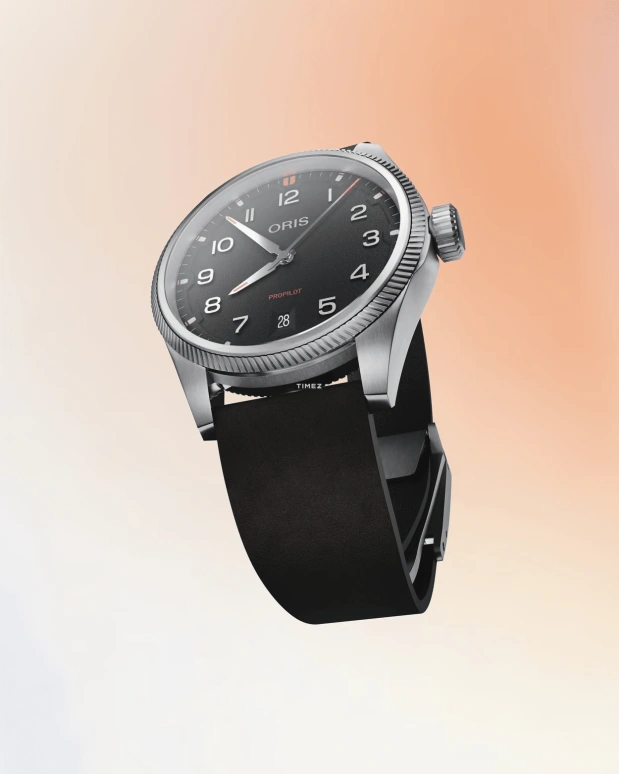 Oris,ProPilot 41mm,41mm,Stainless Steel,Black,Automatic,Day,41hours,01 733 7805 4164,01 733 7805 4164-07 6 20 14LC