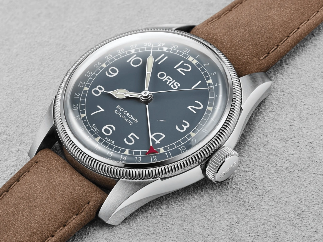 Oris,Big Crown 42mm,42mm,Stainless Steel,Blue,Automatic,Day,41hours,01 754 7785 4065,01 754 7785 4065-07 6 20 10
