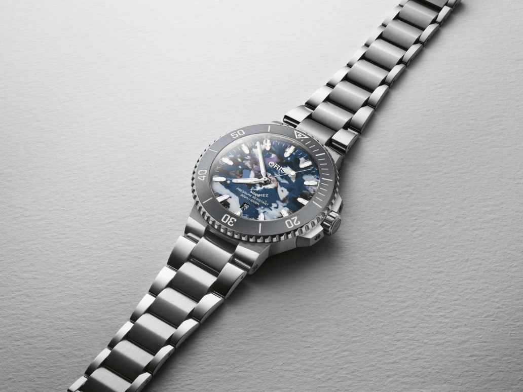 Oris,Aquis 43.50mm,43.50mm,Stainless Steel,Multi-Color,Automatic,Day,41hours,01 733 7789 4150,01 733 7789 4150-07 8 23 04PEB