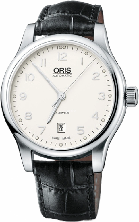 Oris,Classic 42mm,42mm,Stainless Steel,Silver,Automatic,Date,38hours,01 733 7594 4091,01 733 7594 4091-07 5 20 11