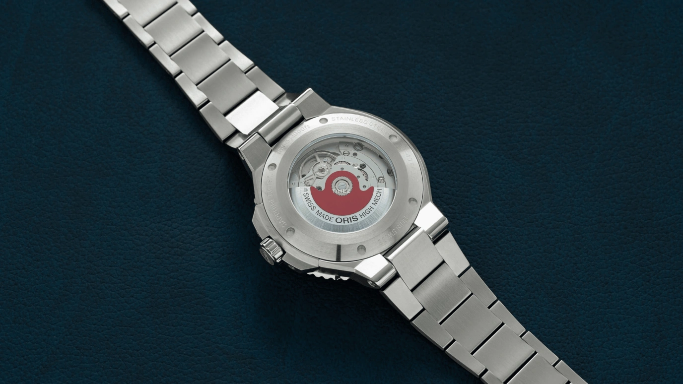 Oris,Aquis 41.50mm,41.50mm,Stainless Steel,Blue,Automatic,Day,41hours,01 733 7787 4135,01 733 7787 4135-07 8 22 04PEB