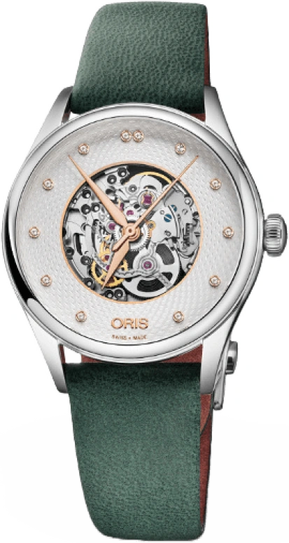 Oris,Artelier 33mm,33mm,Stainless Steel,Silver,Automatic,38hours,In-house Caliber,01 560 7724 4031,01 560 7724 4031-07 5 17 35FC