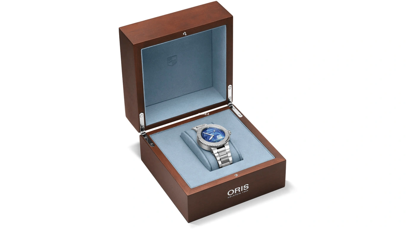 Oris,Artelier 41.50mm,41.50mm,Stainless Steel,Blue,Automatic,120hours,In-house Caliber,01 400 7769 4185,01 400 7769 4185-Set