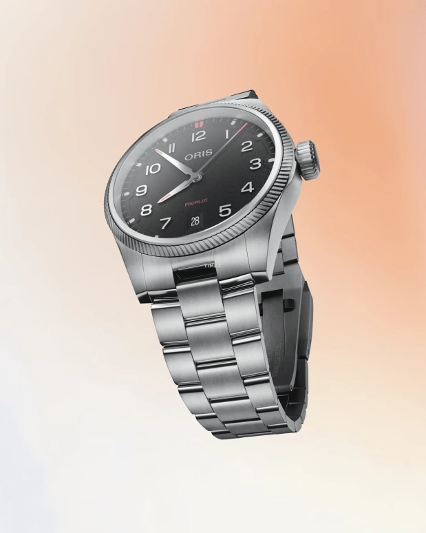 Oris,ProPilot 41mm,41mm,Stainless Steel,Black,Automatic,Day,41hours,01 733 7805 4164,01 733 7805 4164-07 8 20 04LC