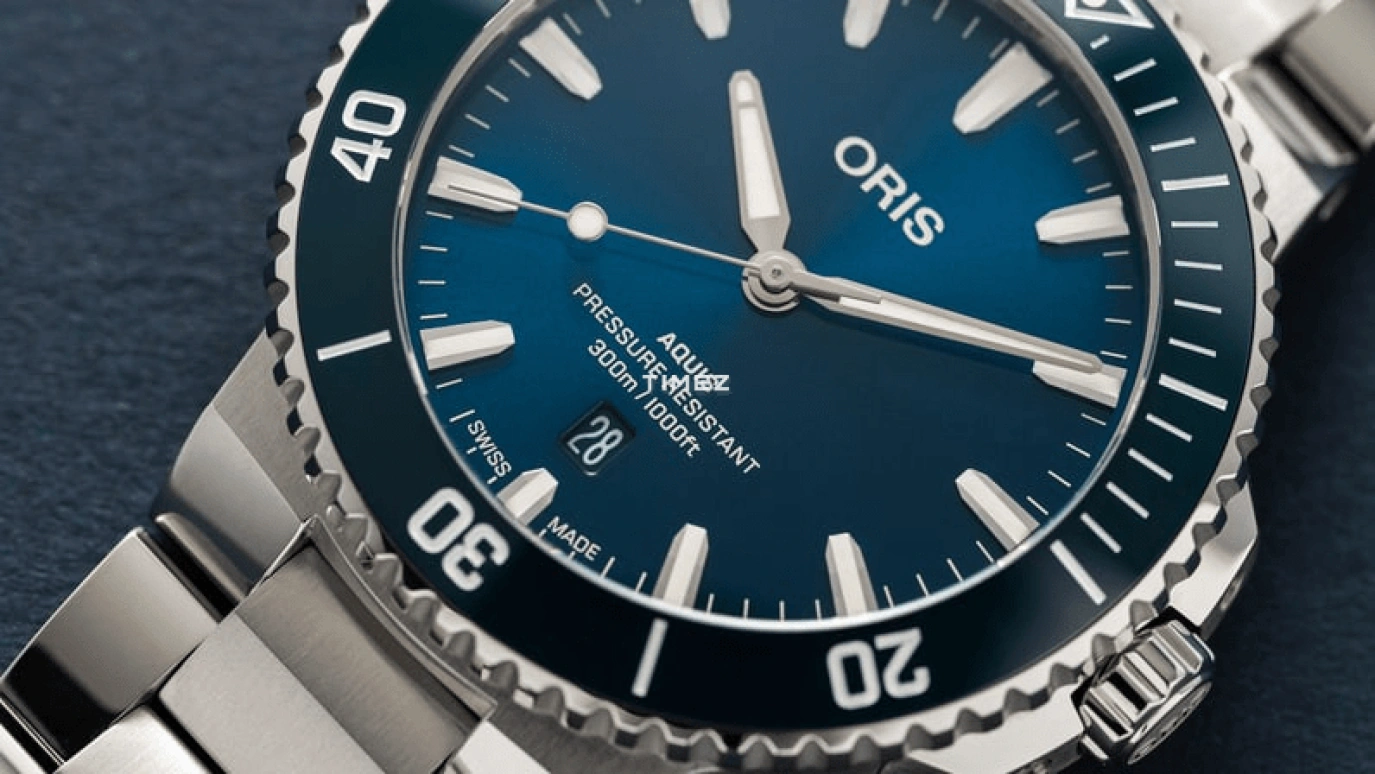 Oris,Aquis 43.50mm,43.50mm,Stainless Steel,Blue,Automatic,Day,41hours,01 733 7789 4135,01 733 7789 4135-07 8 23 04PEB