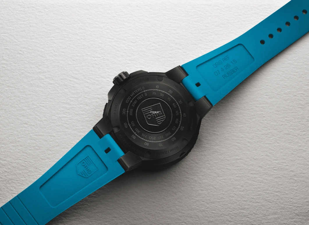 Oris,Aquis 49.50mm,49.50mm,Titanium,Ceramic,Blue,Automatic,Day,41hours,01 733 7801 7255,01 733 7801 7255-Set