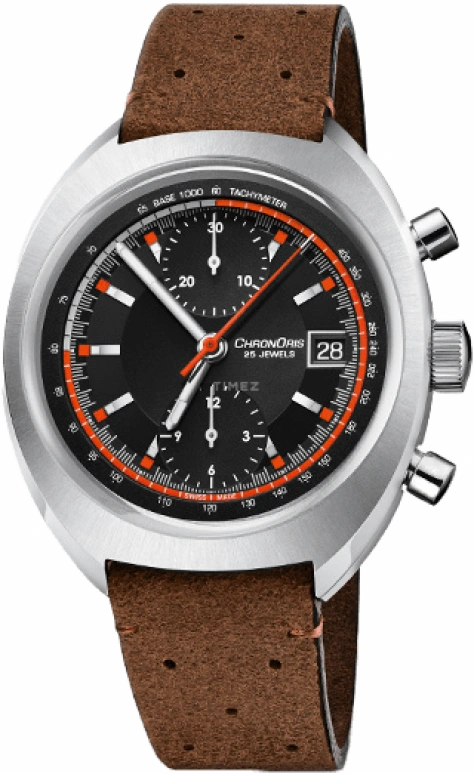 Oris,Chronoris 40mm,40mm,Stainless Steel,Black,Automatic,Chronograph,Day,01 673 7739 4034,01 673 7739 4034-SET LS