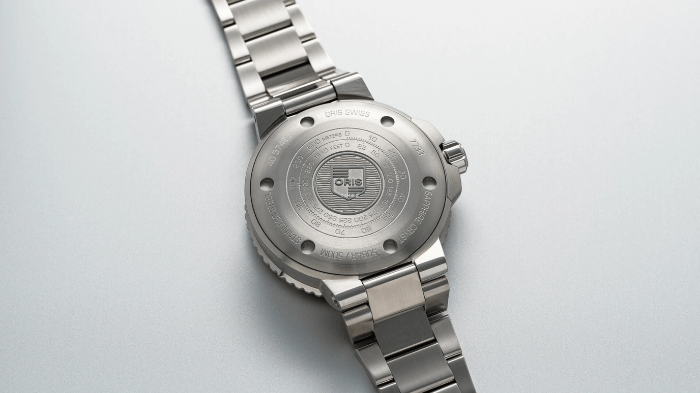 Oris,Aquis 45.50mm,45.50mm,Stainless Steel,Blue,Automatic,Day,38hours,01 743 7733 4155,01 743 7733 4155-07 8 24 05PEB